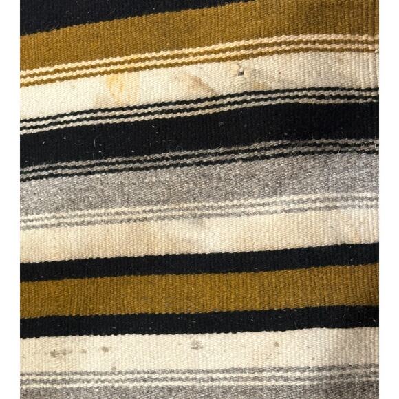 Vintage Hand Woven Native American Aztec Wall Hanging or Wool Rug Zapotec Rug - Picture 9 of 16